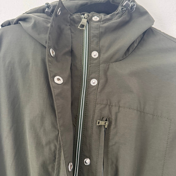 J.Crew Olive Green Perfect Lightweight Utility Jacket M - Picture 9 of 10